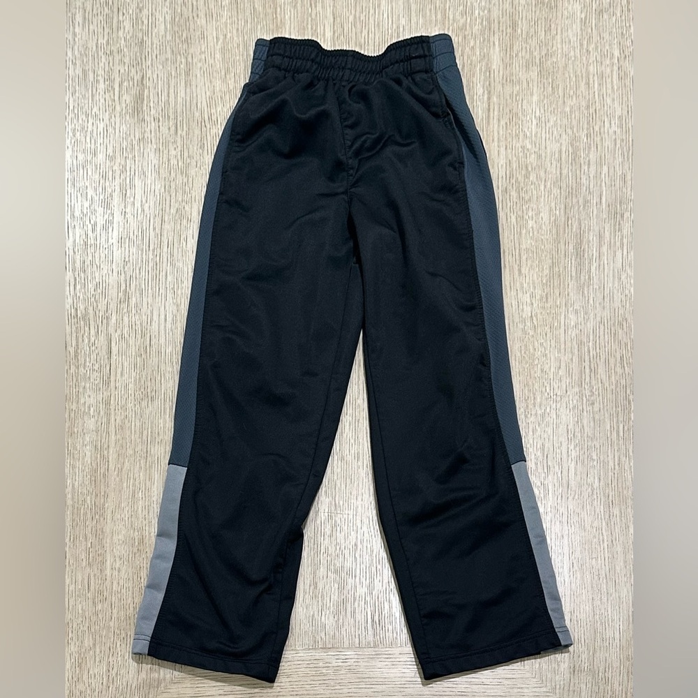 STARTER Black Sweatpants with Gray Side Panels